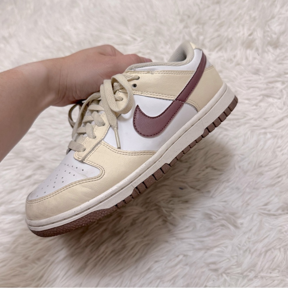 Nike Dunks Cream and red Coconut Mauve Dunks - Picture 4 of 6